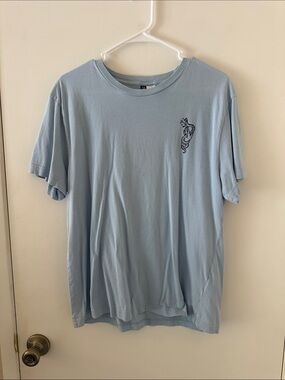 H&M Light Blue Short Sleeve Graphic Tee